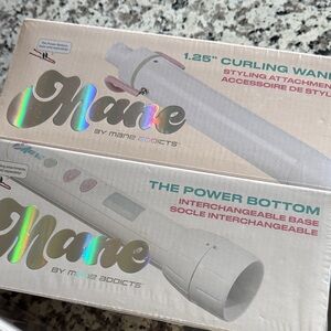 Mane Addicts Curling Wand with Interchangeable Base